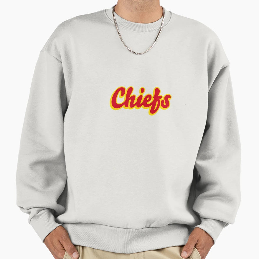 Styled Chiefs Sweatshirt - Custom Art Print for Adults - T-Shirt, Sweatshirt, Hoodie