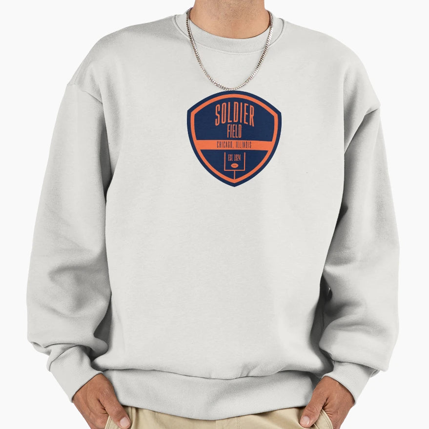 Soldier Field Sweatshirt - Fun Novelty Design for Adults - T-Shirt, Sweatshirt, Hoodie