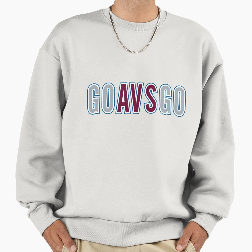 Go Avs Sweatshirt - Novelty Apparel Unisex - T-Shirt, Sweatshirt, Hoodie