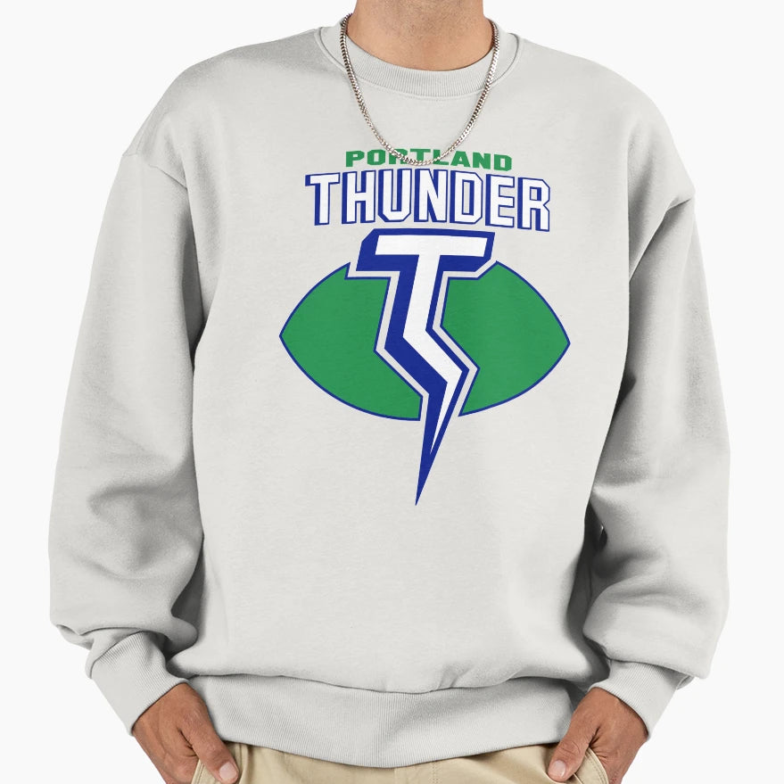 Wfl Portland Thunder Sweatshirt - Fun Novelty Design Unisex - T-Shirt, Sweatshirt, Hoodie