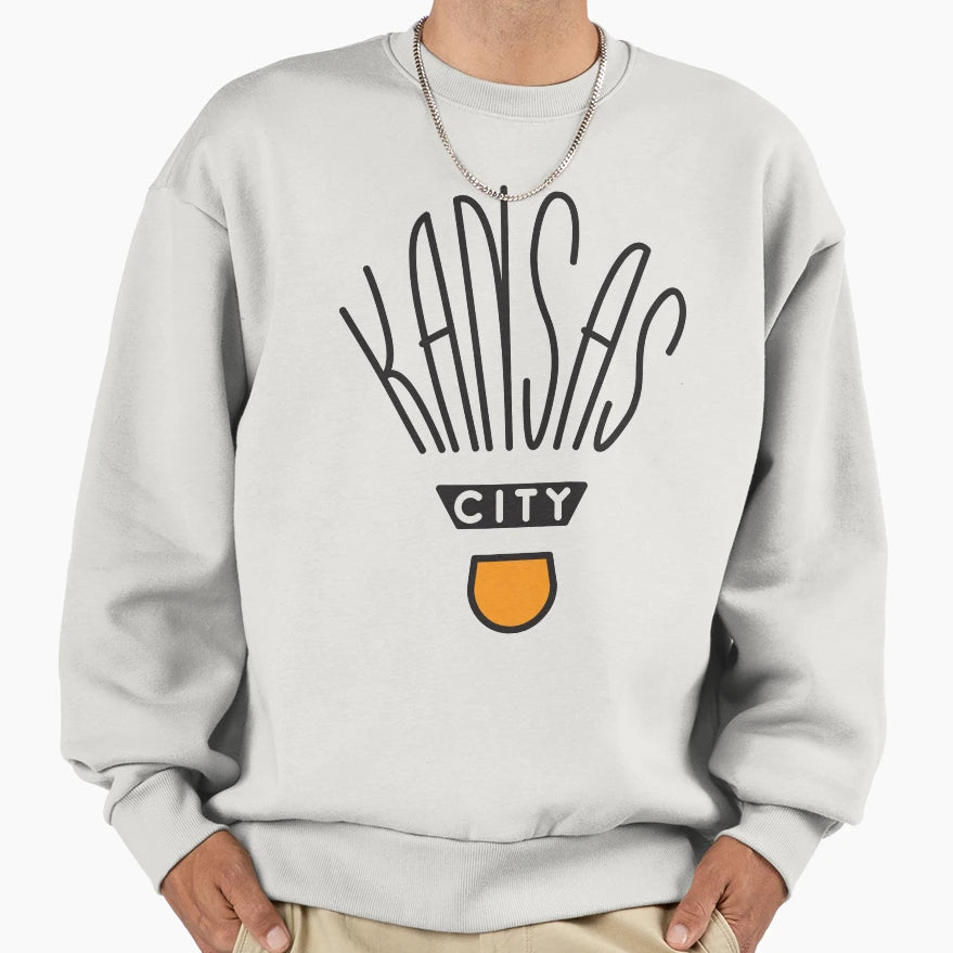 Kansas City Shuttlecock Type Sweatshirt - Graphic Print Unisex - T-Shirt, Sweatshirt, Hoodie