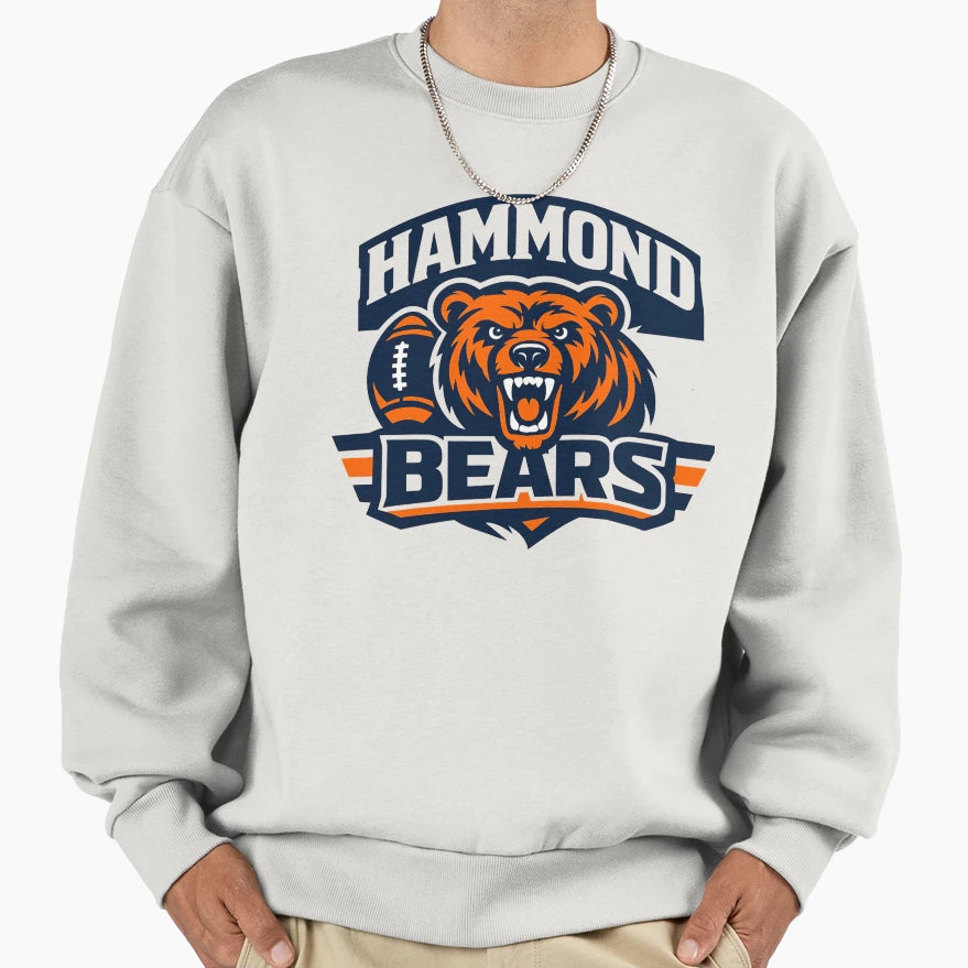 Hammond Bears Logo Sweatshirt - Streetwear Style Unisex - T-Shirt, Sweatshirt, Hoodie