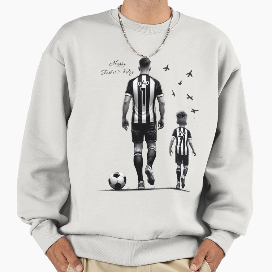 Football Fathers Day Sweatshirt - Streetwear Style for Adults - T-Shirt, Sweatshirt, Hoodie