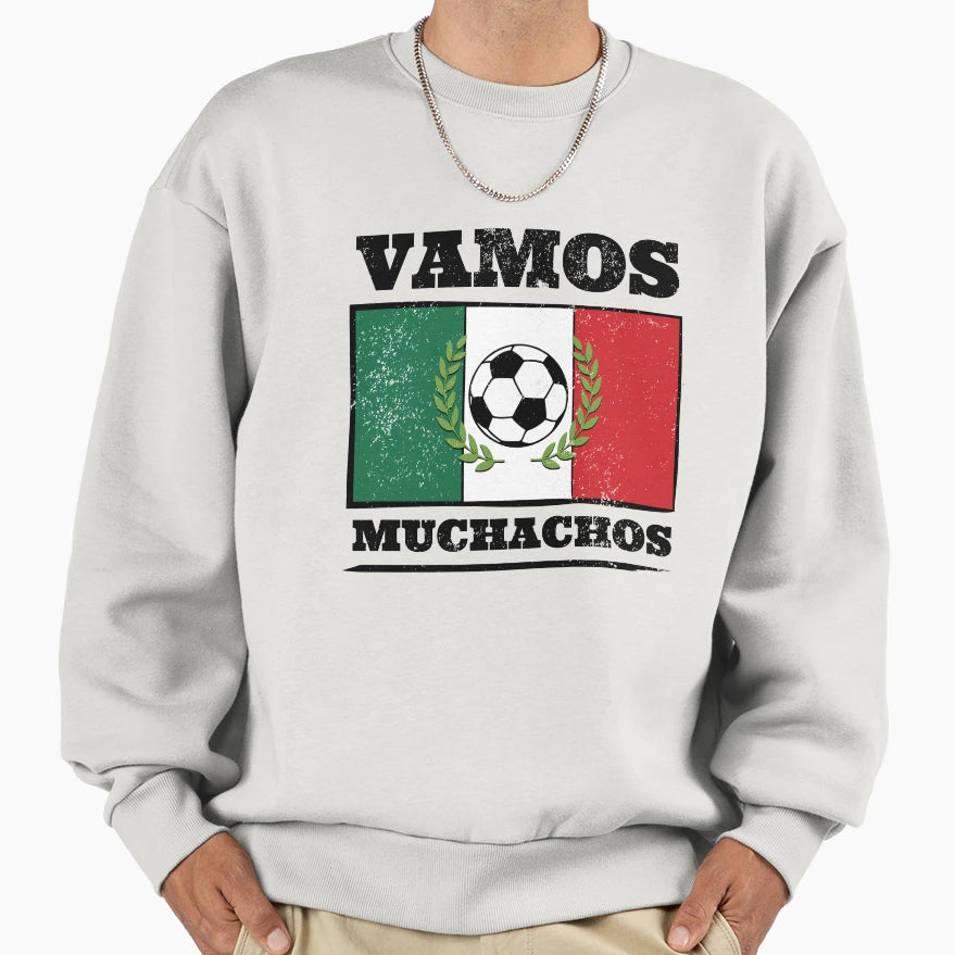 Mexico Soccer Fan Sweatshirt - Trendy Graphic Men Women - T-Shirt, Sweatshirt, Hoodie