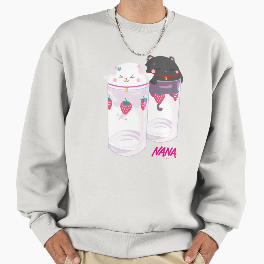 Nana Hachi Strawberry Glasses Sweatshirt - Custom Art Print Unisex - T-Shirt, Sweatshirt, Hoodie