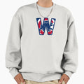 W Blue Bears Sweatshirt - Minimalist Print for Adults - T-Shirt, Sweatshirt, Hoodie