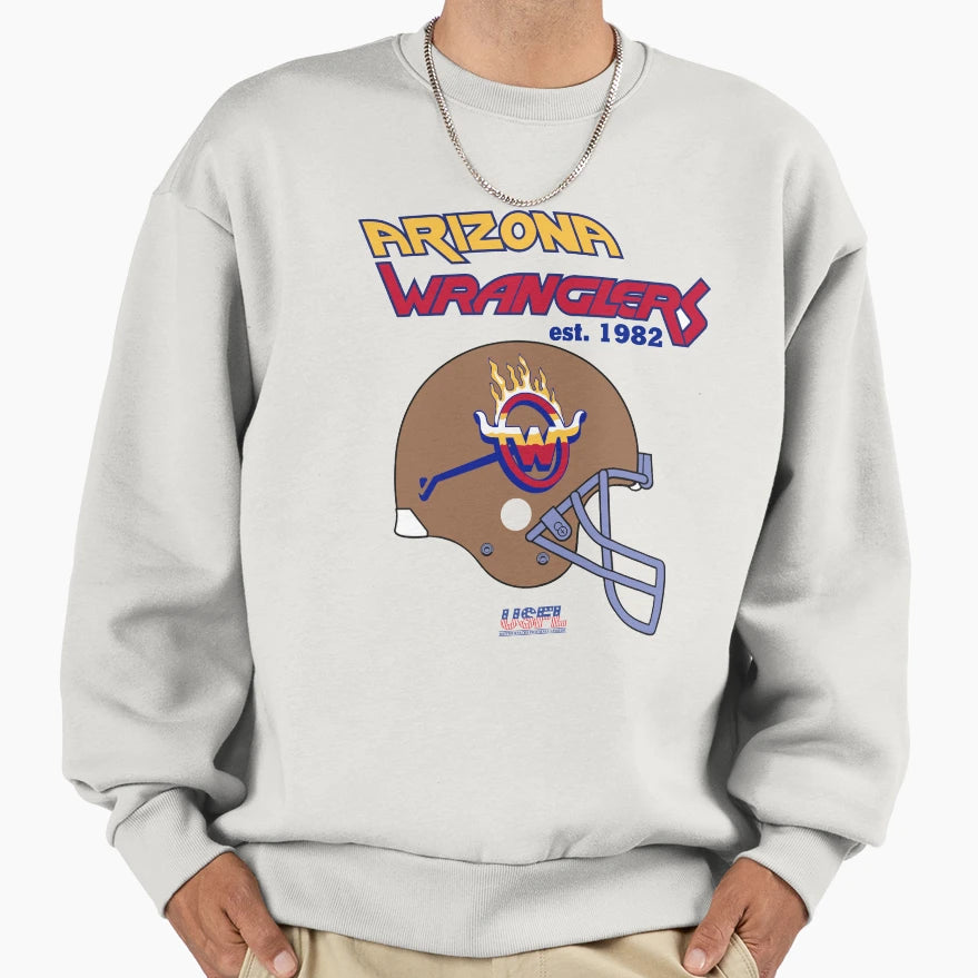 Arizona Wranglers Helmet Sweatshirt - Fun Novelty Design Men Women - T-Shirt, Sweatshirt, Hoodie