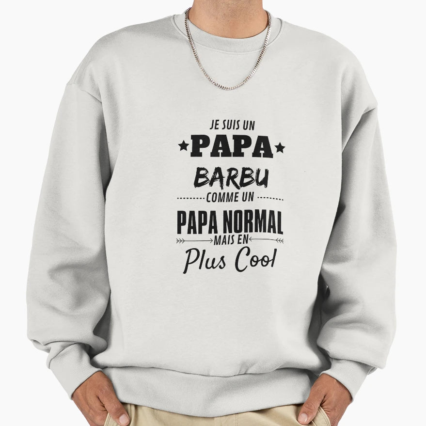 Bearded Dad Sweatshirt - Aesthetic Graphic for Adults - T-Shirt, Sweatshirt, Hoodie