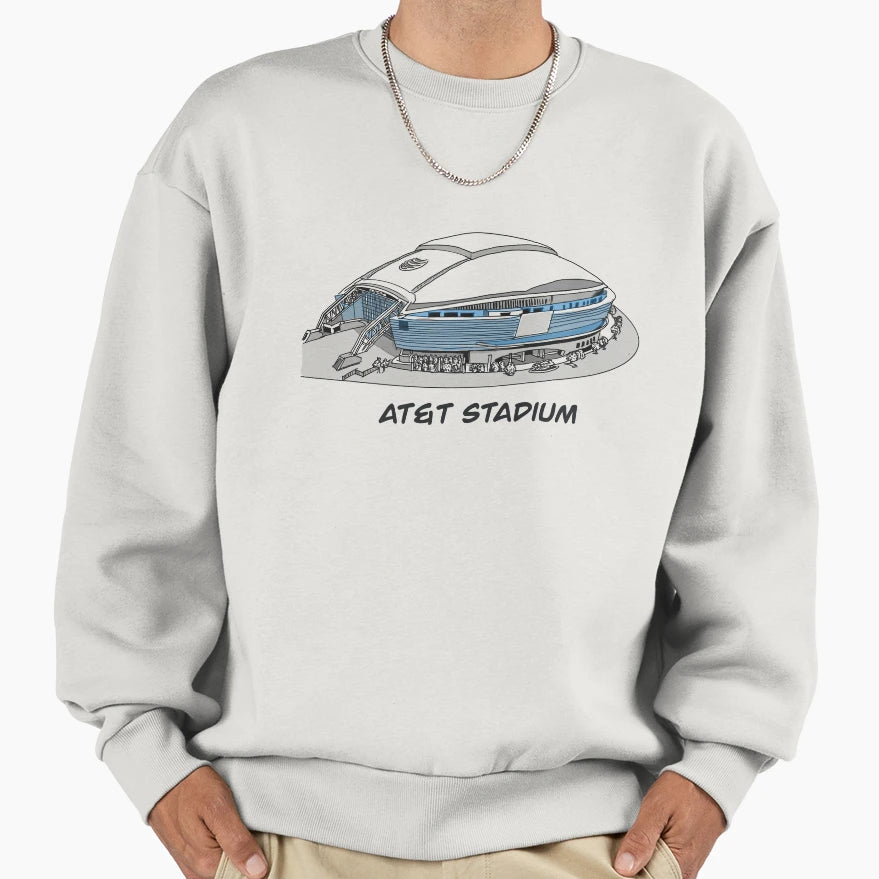 Drawing Sketching T Stadium Usa Sweatshirt - Graphic Print Unisex - T-Shirt, Sweatshirt, Hoodie