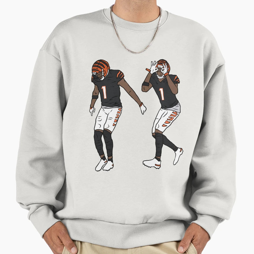 Jamarr Chase Griddy Sweatshirt - Fun Novelty Design Unisex - T-Shirt, Sweatshirt, Hoodie