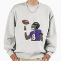 Baltimore Ravens LJ Sweatshirt - Fun Novelty Design for Adults - T-Shirt, Sweatshirt, Hoodie