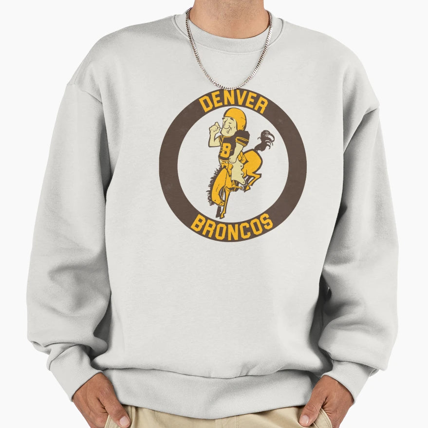 Denver Broncos Fan Art Sweatshirt - Casual Everyday Wear Unisex - T-Shirt, Sweatshirt, Hoodie
