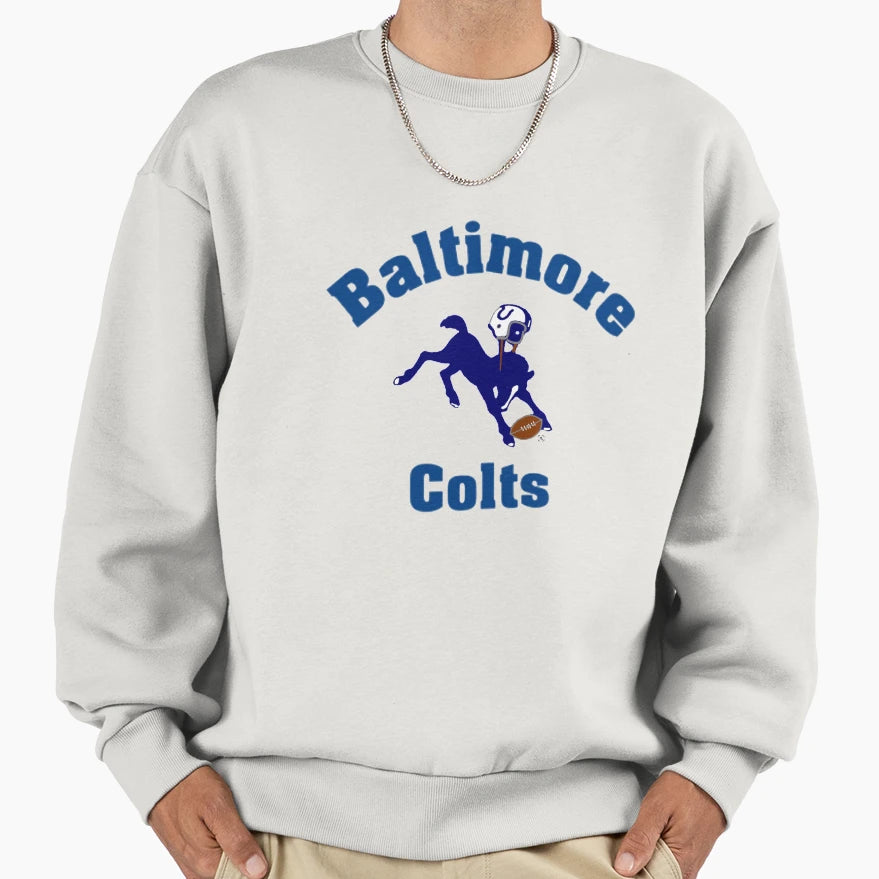 Baltimore Colts Sweatshirt - Novelty Apparel Unisex - T-Shirt, Sweatshirt, Hoodie