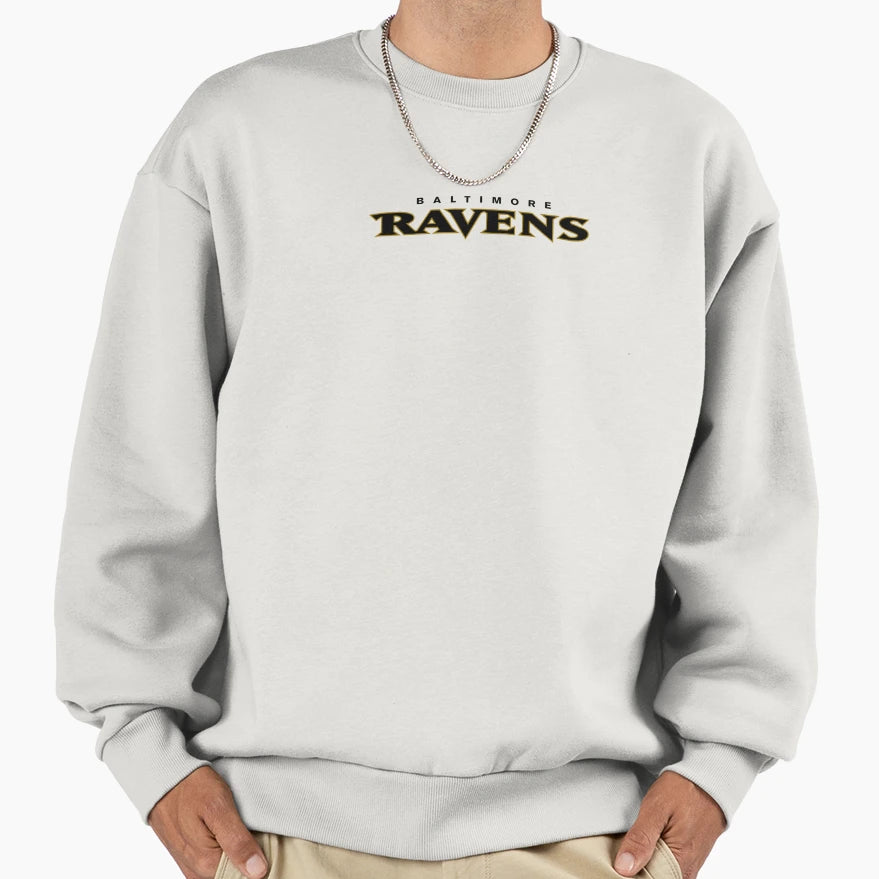 Ravens Wordmark Sweatshirt - Trendy Graphic Unisex - T-Shirt, Sweatshirt, Hoodie