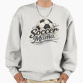 Soccer Mama Stitched Patch Soccer Sweatshirt - Unique Graphic for Adults - T-Shirt, Sweatshirt, Hoodie