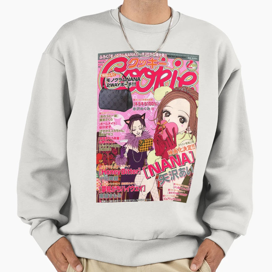 90S Aesthetic Y2K Kawaii Magazine Sweatshirt - Fun Novelty Design Unisex - T-Shirt, Sweatshirt, Hoodie