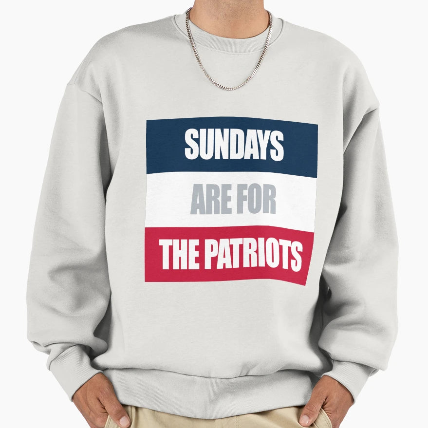 Sundays Are Patriots Sweatshirt - Trendy Graphic Unisex - T-Shirt, Sweatshirt, Hoodie