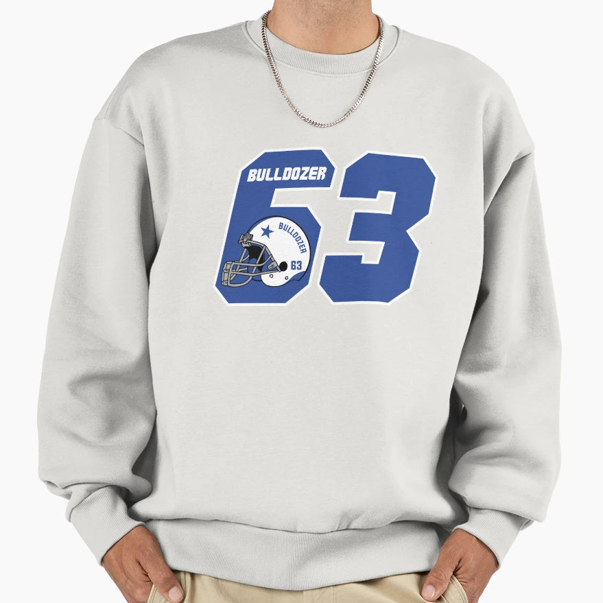 Bulldozer 63 Sweatshirt - Fun Novelty Design for Adults - T-Shirt, Sweatshirt, Hoodie