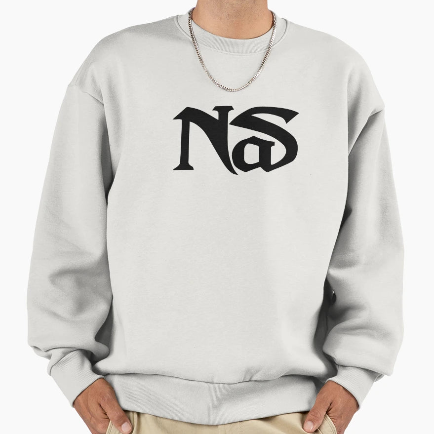 Nas Logo Sweatshirt - Aesthetic Graphic Unisex - T-Shirt, Sweatshirt, Hoodie