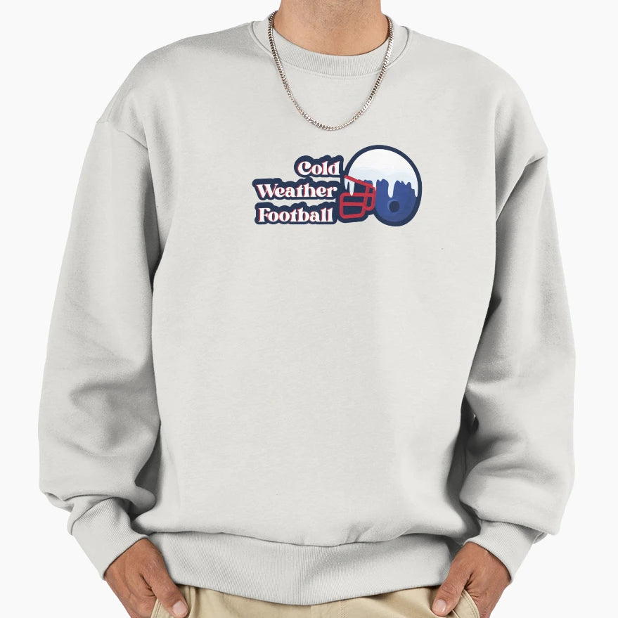 Cold Weather Football Sweatshirt - Novelty Apparel for Adults - T-Shirt, Sweatshirt, Hoodie
