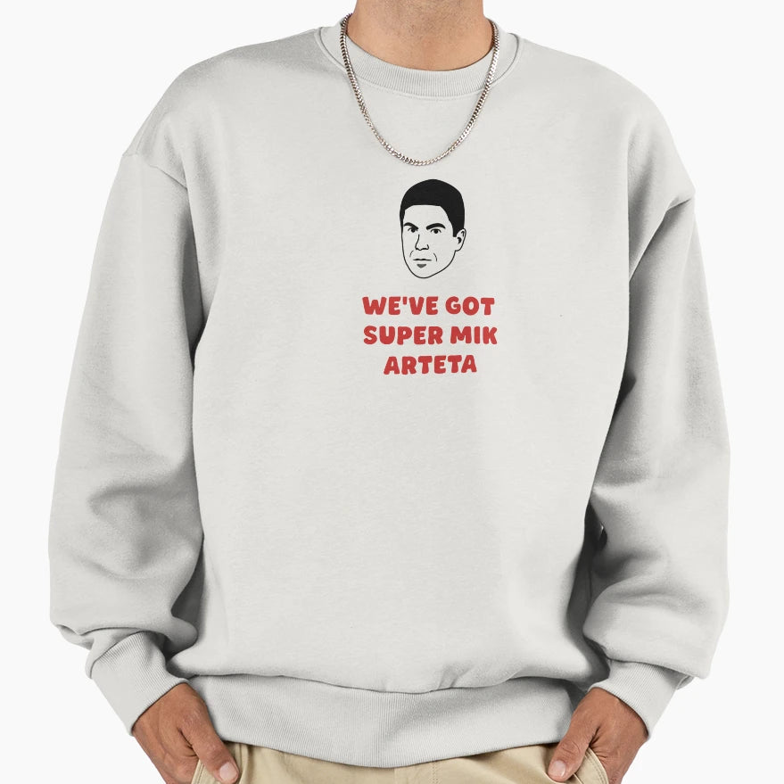 Super Mik Arteta X 2025 2026 Sweatshirt - Trendy Graphic Men Women - T-Shirt, Sweatshirt, Hoodie