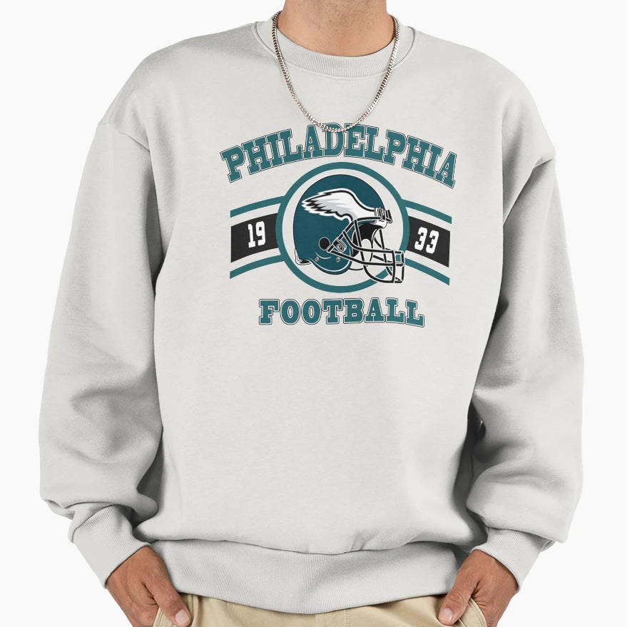 Philadelphia Football Sweatshirt - Custom Art Print for Adults - T-Shirt, Sweatshirt, Hoodie