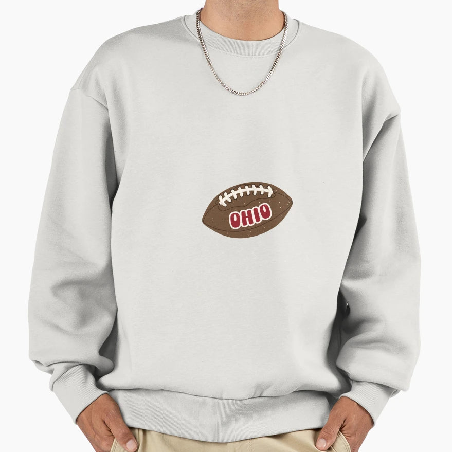 Ohio Football Sweatshirt - Streetwear Style for Adults - T-Shirt, Sweatshirt, Hoodie