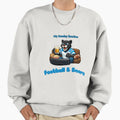 Funny Panthers Fan Cartoon Football Sweatshirt - Unique Graphic for Adults - T-Shirt, Sweatshirt, Hoodie