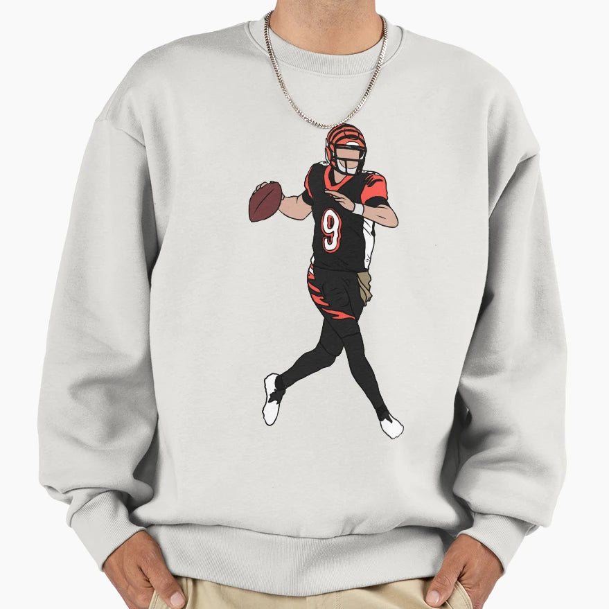 JB Throw Sweatshirt - Fun Novelty Design Men Women - T-Shirt, Sweatshirt, Hoodie