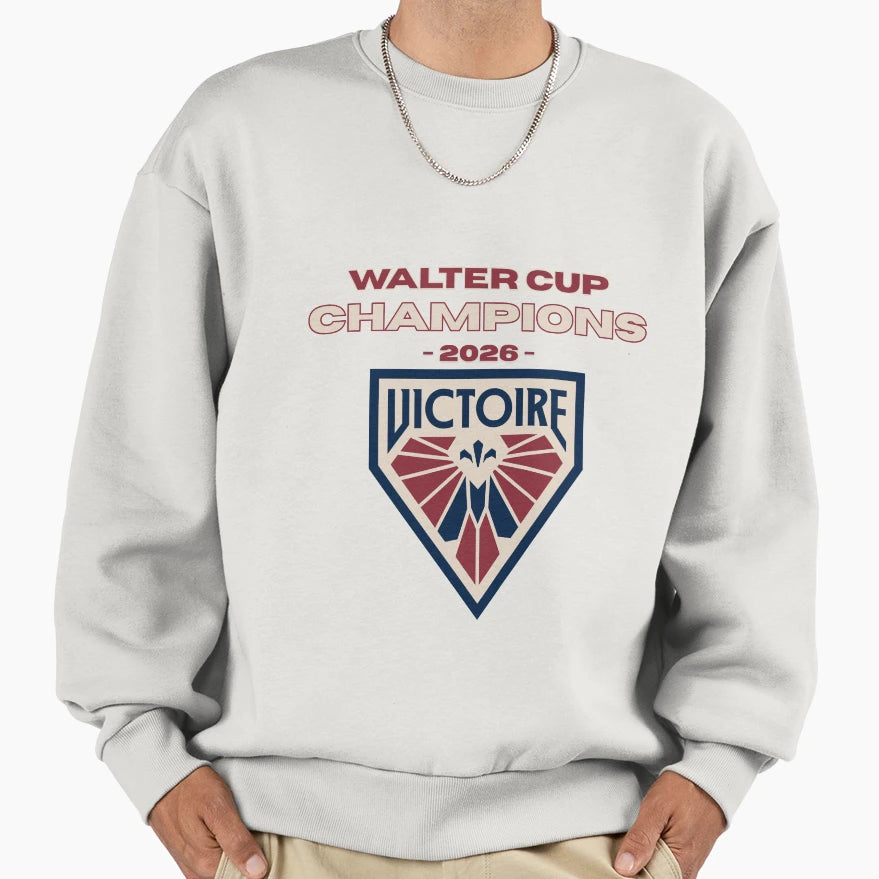 Pwhl Champions Montreal Victoire Sweatshirt - Graphic Print for Adults - T-Shirt, Sweatshirt, Hoodie