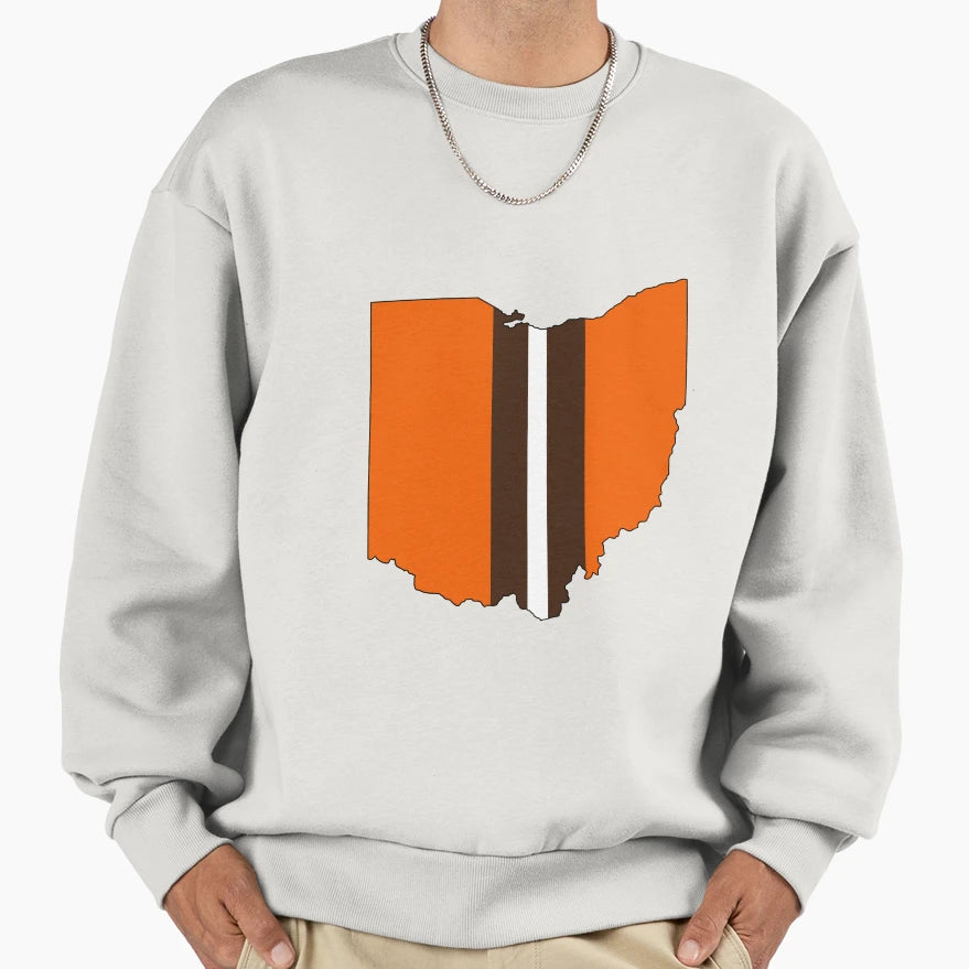 Cleveland Football Sweatshirt - Unique Graphic for Adults - T-Shirt, Sweatshirt, Hoodie