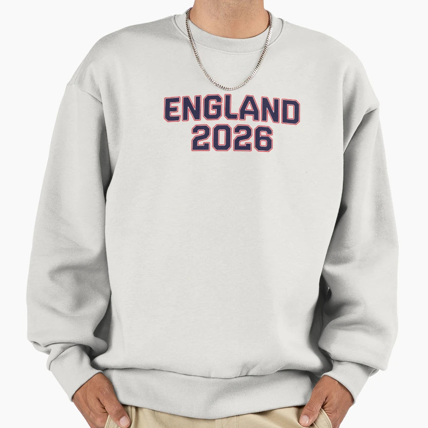 England 2026 World Cup Navy Sweatshirt - Casual Everyday Wear for Adults - T-Shirt, Sweatshirt, Hoodie