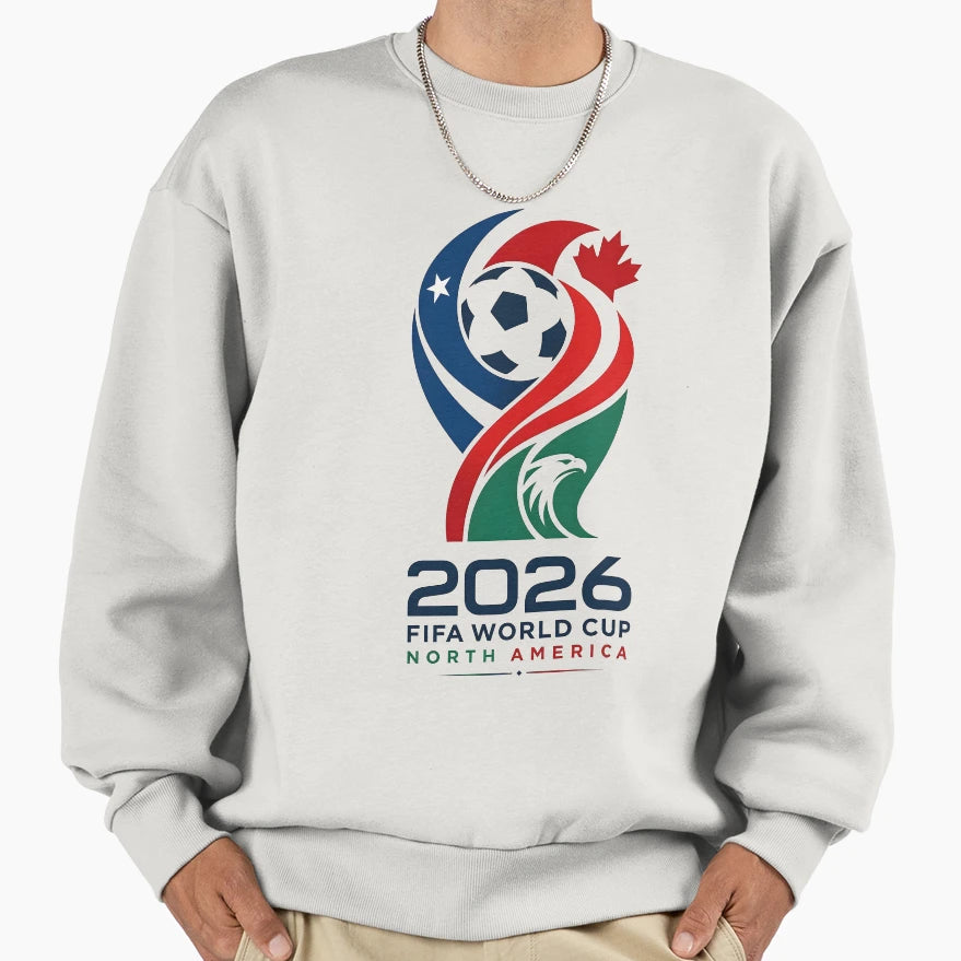North America Football 2026 Sweatshirt - Minimalist Print for Adults - T-Shirt, Sweatshirt, Hoodie