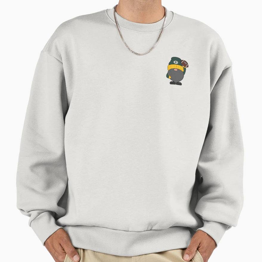 Greenbay Packers Gnome Sweatshirt - Custom Art Print for Adults - T-Shirt, Sweatshirt, Hoodie