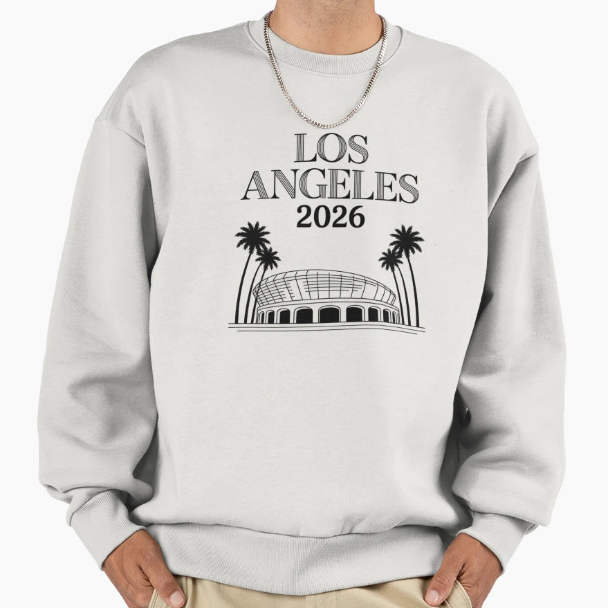Los Angeles 2026 Palm Tree Sunset V9 T-Shirt - Graphic Print Unisex - T-Shirt, Sweatshirt, Hoodie