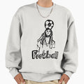 Hand Drawn Football Blacke And White Sweatshirt - Custom Art Print Unisex - T-Shirt, Sweatshirt, Hoodie