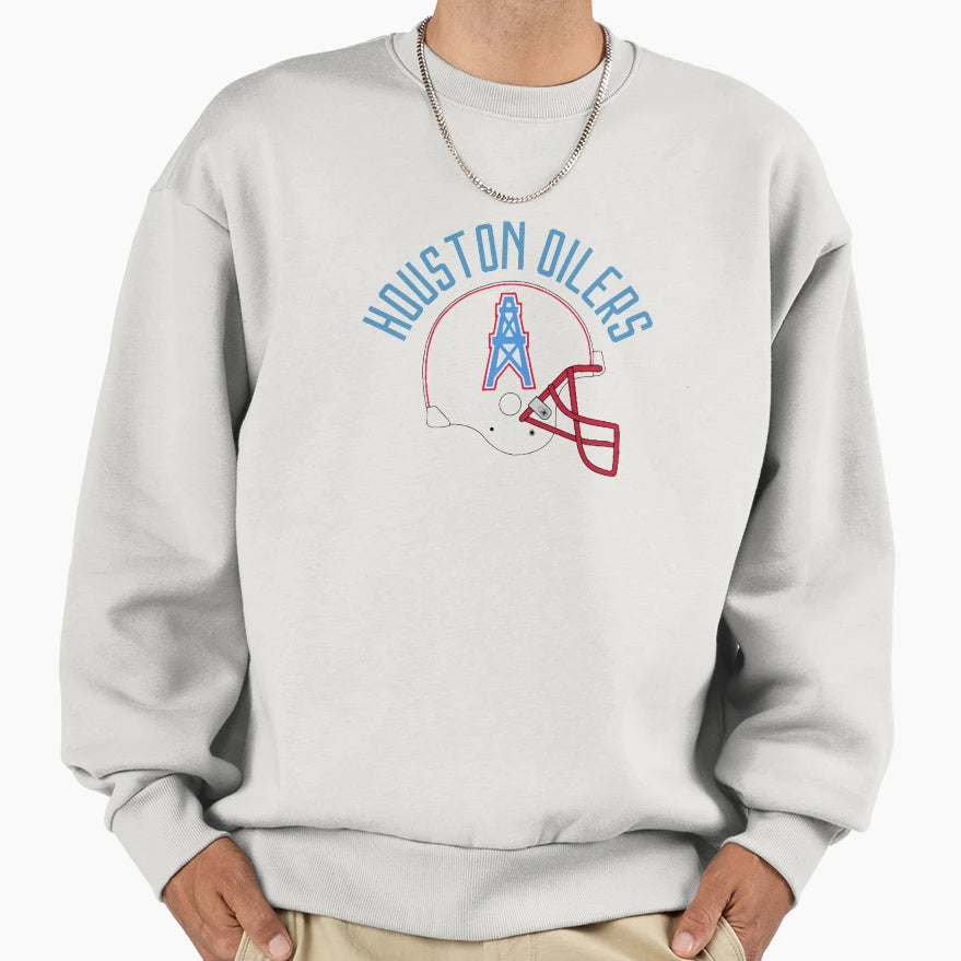 Houston Oilers Sweatshirt - Trendy Graphic Unisex - T-Shirt, Sweatshirt, Hoodie