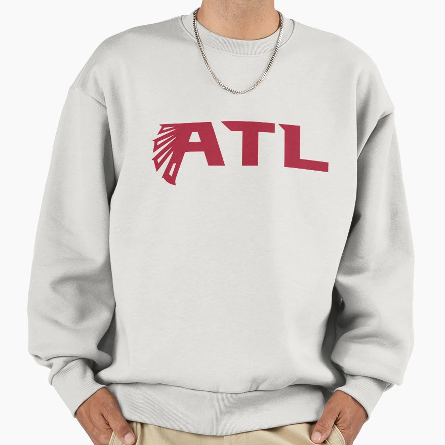 Atl Alternate Logo Sweatshirt - Casual Everyday Wear Men Women - T-Shirt, Sweatshirt, Hoodie