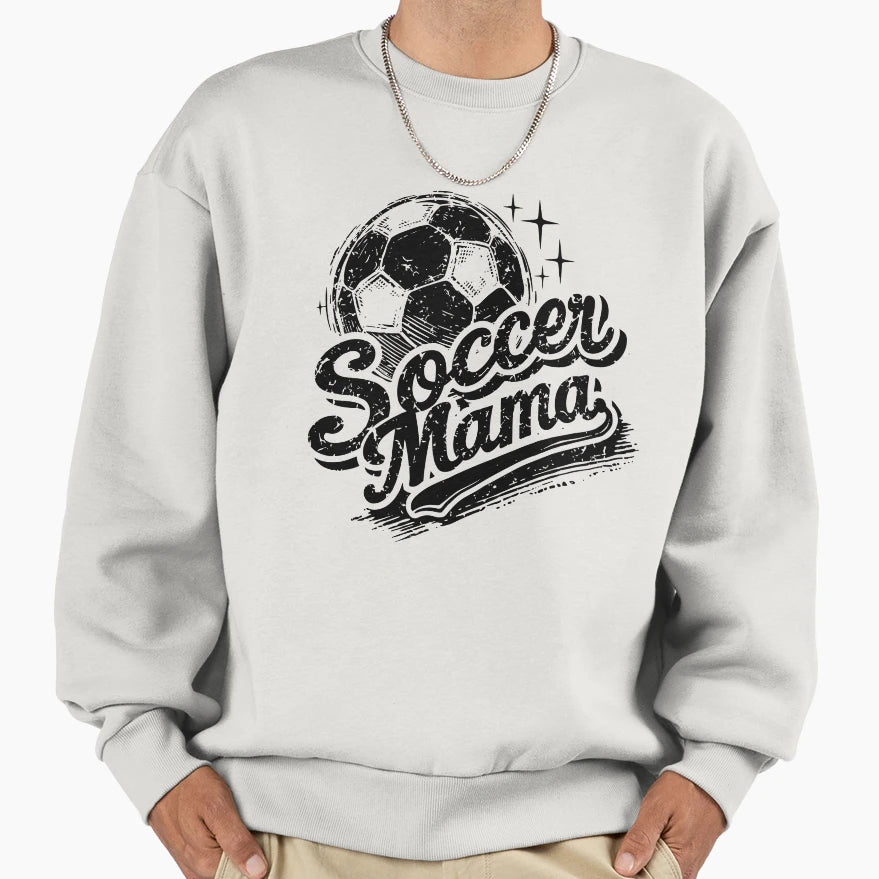 Soccer Mama Sweatshirt - Minimalist Print for Adults - T-Shirt, Sweatshirt, Hoodie