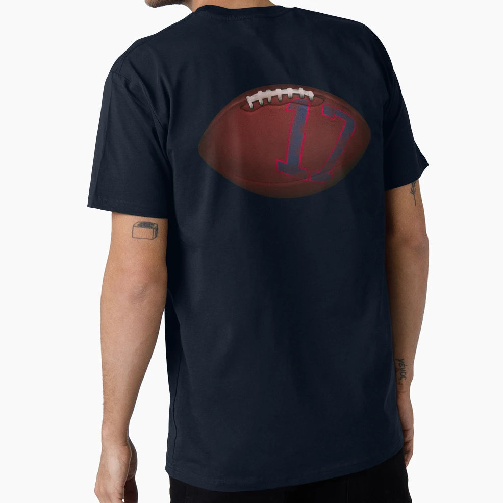 17 Football T-Shirt - Minimalist Print Men Women - T-Shirt, Sweatshirt, Hoodie