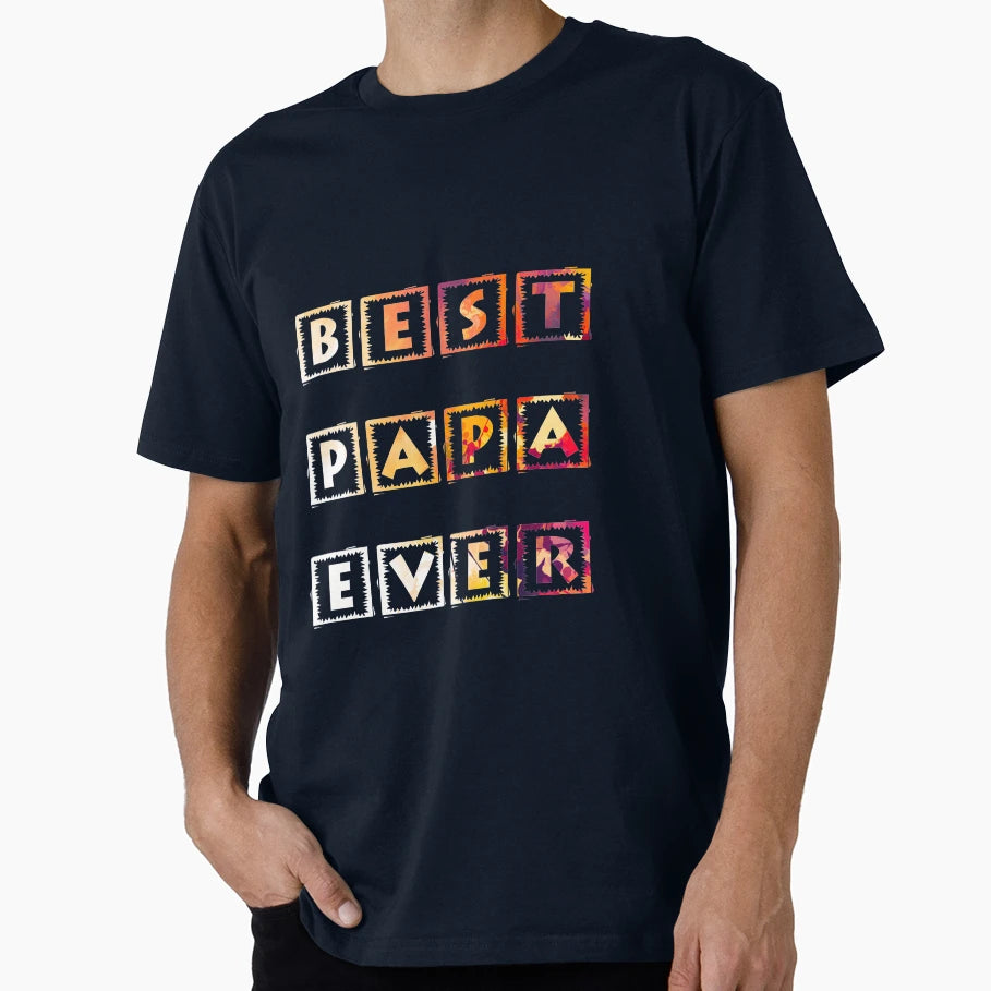 Best Papa Ever Fathers Day 2020 T-Shirt - Fun Novelty Design for Adults - T-Shirt, Sweatshirt, Hoodie