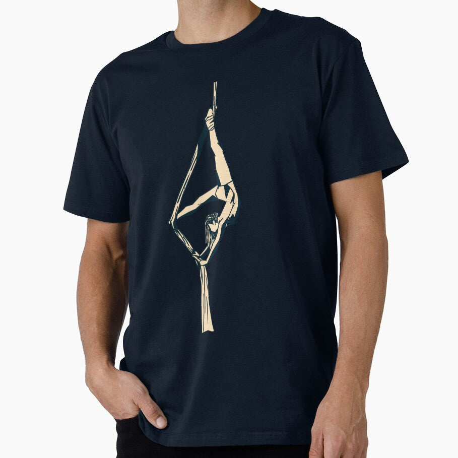 Aerial Dance Sketch 6 by Zoheb Gift Studio - Adult & Kids T-Shirts, Sweatshirts & Hoodies apparel design preview 1