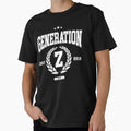 Generation Z College White Text T-Shirt - Aesthetic Graphic Men Women - T-Shirt, Sweatshirt, Hoodie