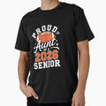 Proud Aunt 2026 Senior Football T-Shirt - Novelty Apparel Men Women - T-Shirt, Sweatshirt, Hoodie