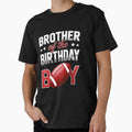 Brother Football Birthday Family Baller T-Shirt - Aesthetic Graphic Unisex - T-Shirt, Sweatshirt, Hoodie