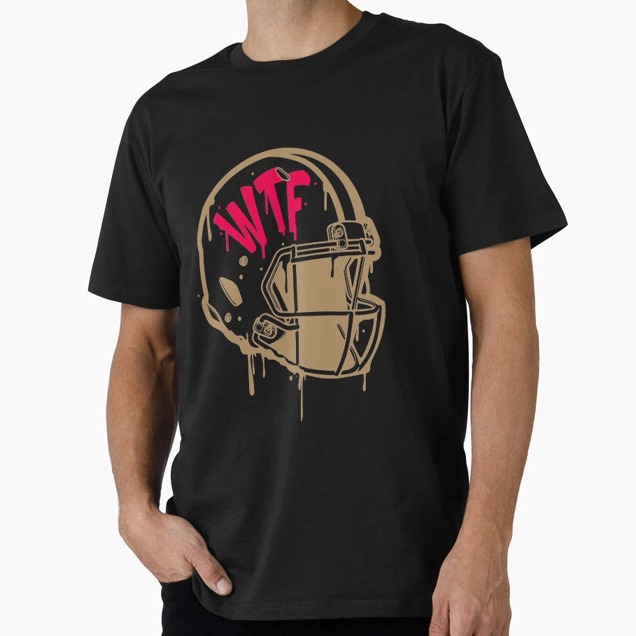 Funny Fantasy Football Wtf Helmet Loser T-Shirt - Trendy Graphic Men Women - T-Shirt, Sweatshirt, Hoodie