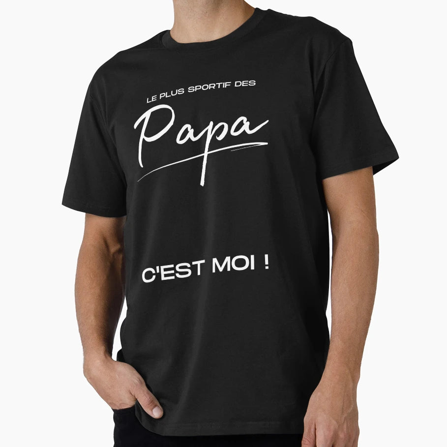 Sporty Dad Gift Birthday T-Shirt - Casual Everyday Wear Men Women - T-Shirt, Sweatshirt, Hoodie