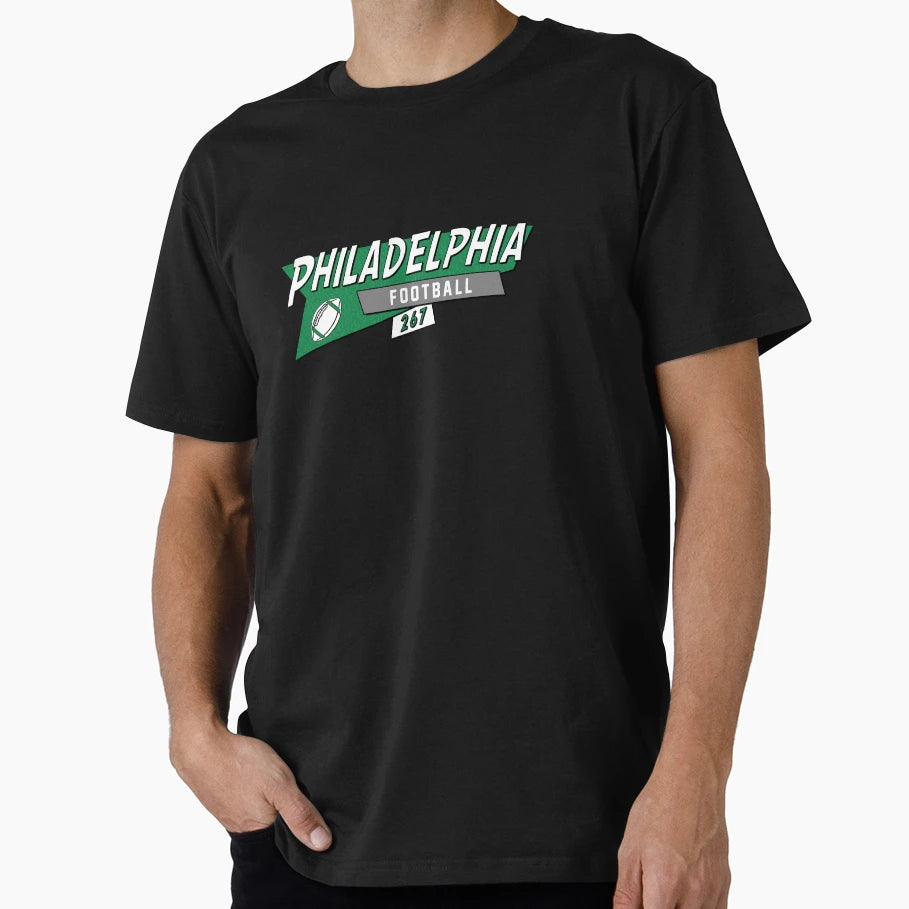 Philadelphia 90S Football T-Shirt - Streetwear Style Unisex - T-Shirt, Sweatshirt, Hoodie