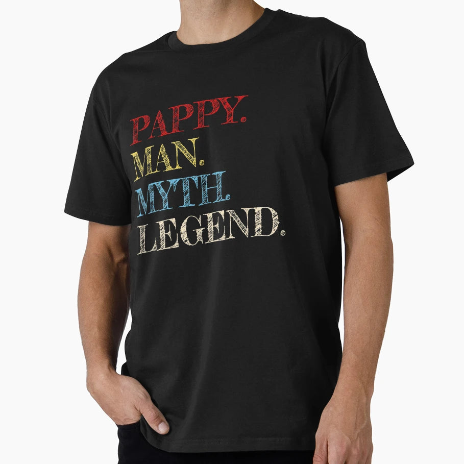 Papa Myth Legend T-Shirt - Trendy Graphic Unisex - T-Shirt, Sweatshirt, Hoodie