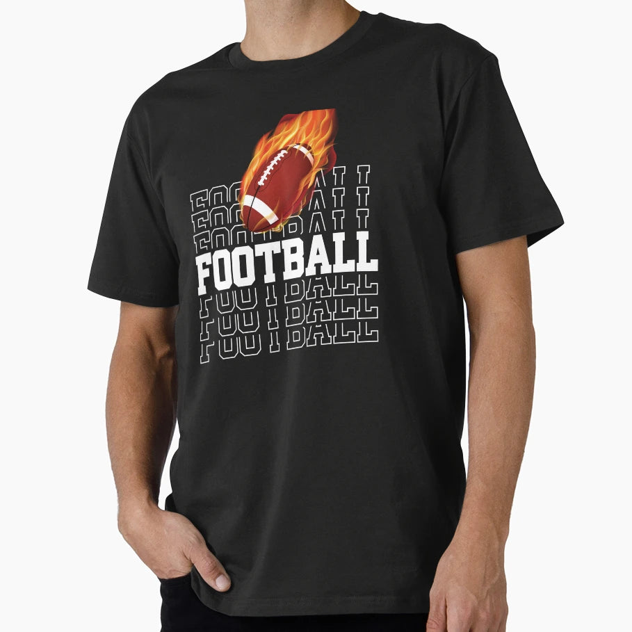 Game Day Football Love Football T-Shirt - Custom Art Print Men Women - T-Shirt, Sweatshirt, Hoodie
